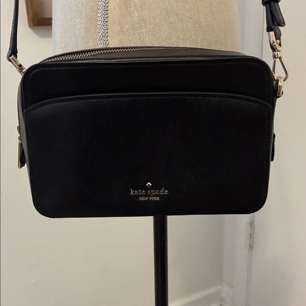 Kate Spade Black Lauryn Camera Bag